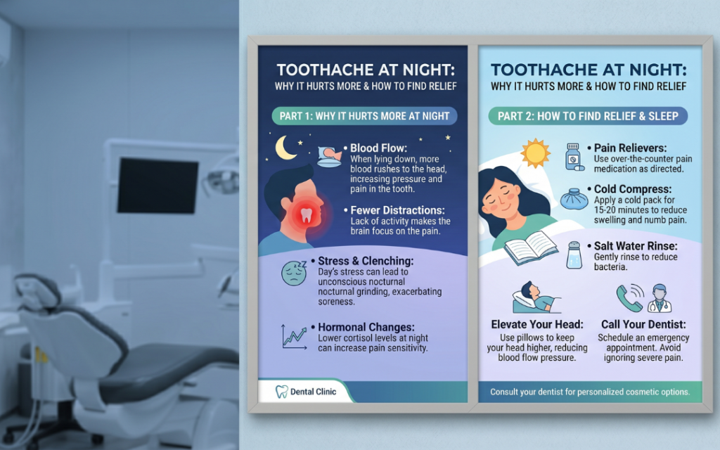 Toothache at Night: Why It Hurts More and How to Find Relief